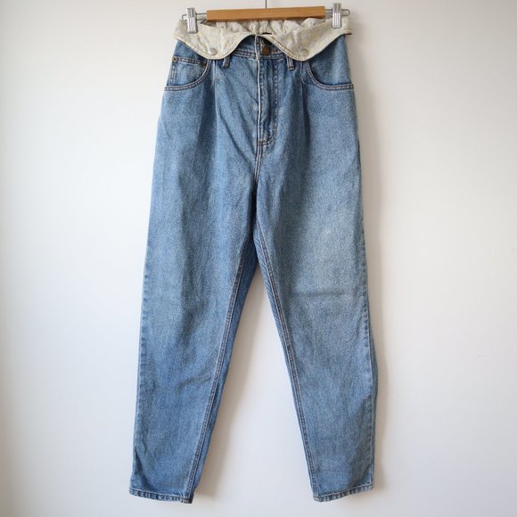 BDG Urban Outfitters Paperbag Blue Jeans, Size 27 - Picture 1 of 16